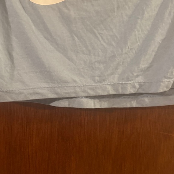 Nike Sky Blue Cropped Tee - Picture 4 of 9